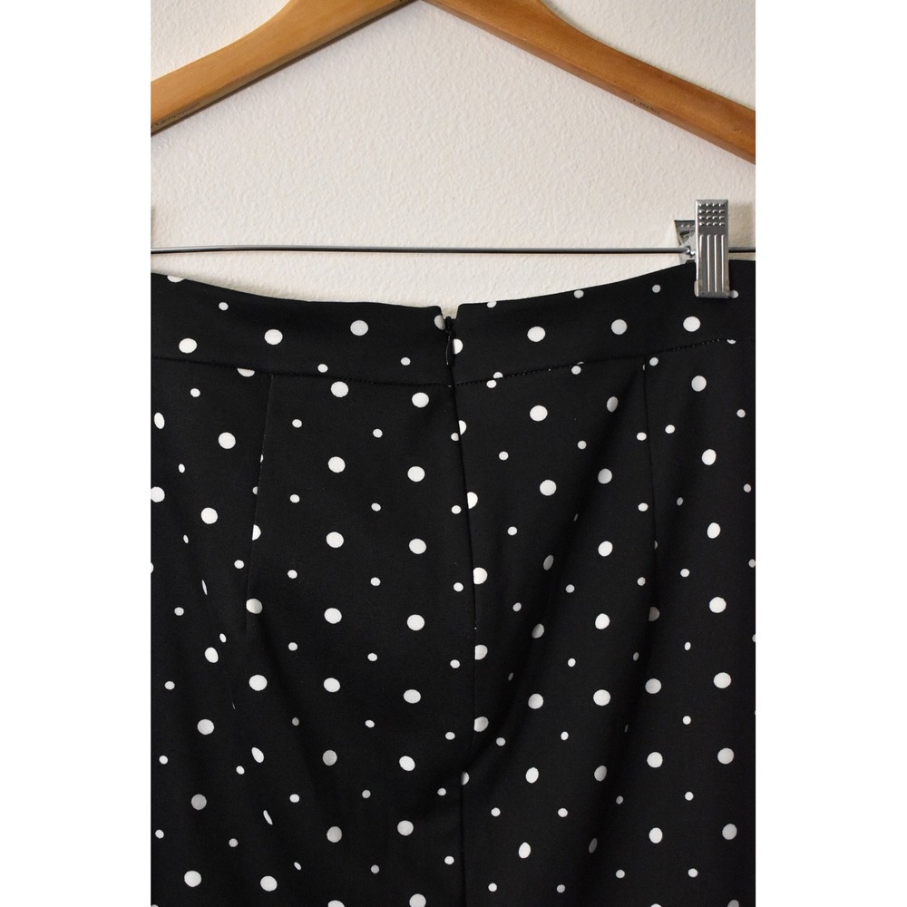 The Limited Pencil Skirt Womens 2‎ Black Polka Dot New Professional Knee Length - Picture 5 of 7